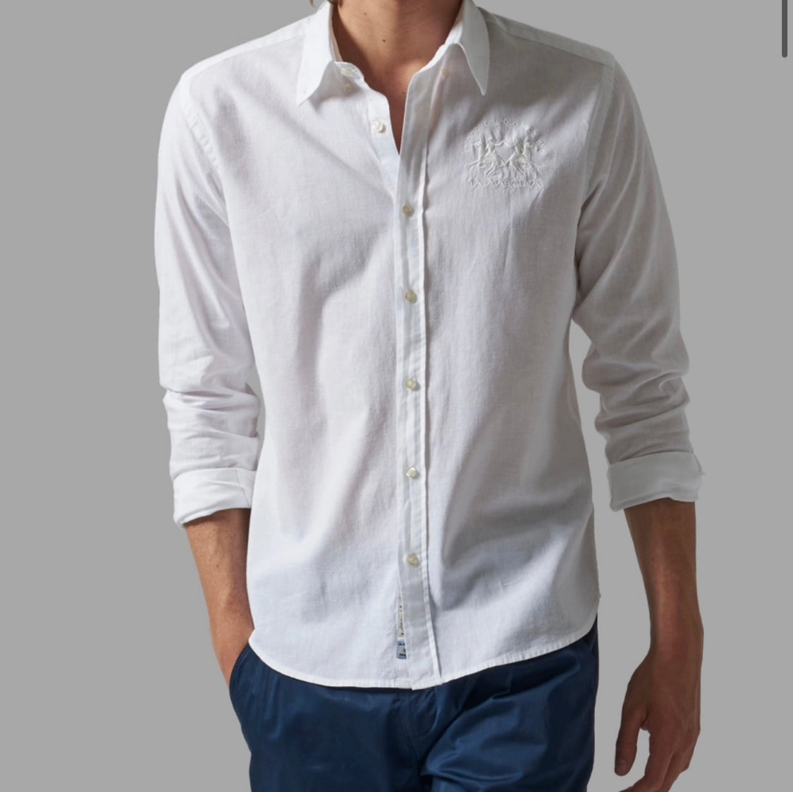 LA MARTINA MAN LINEN SHIRT YMC004