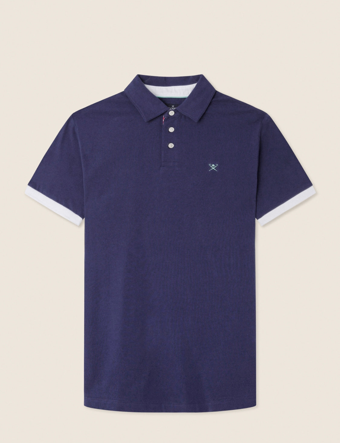 Hackett MAN Swim Trim Polo T-Shirt Blue HM563135