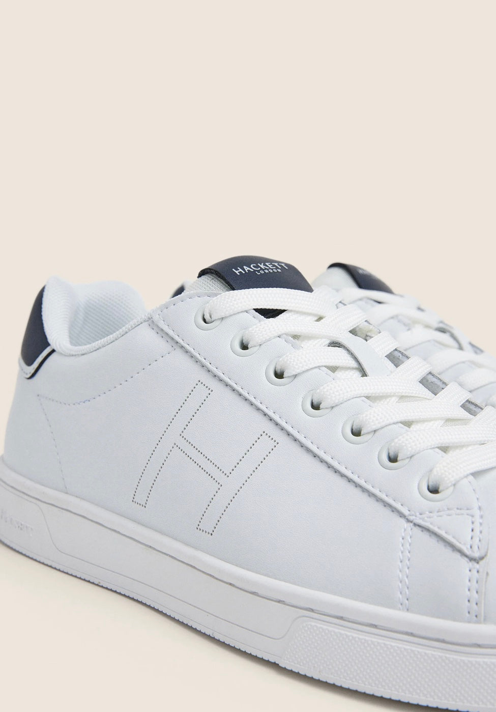 Hackett Leather Sneakers Classic White HMS21272