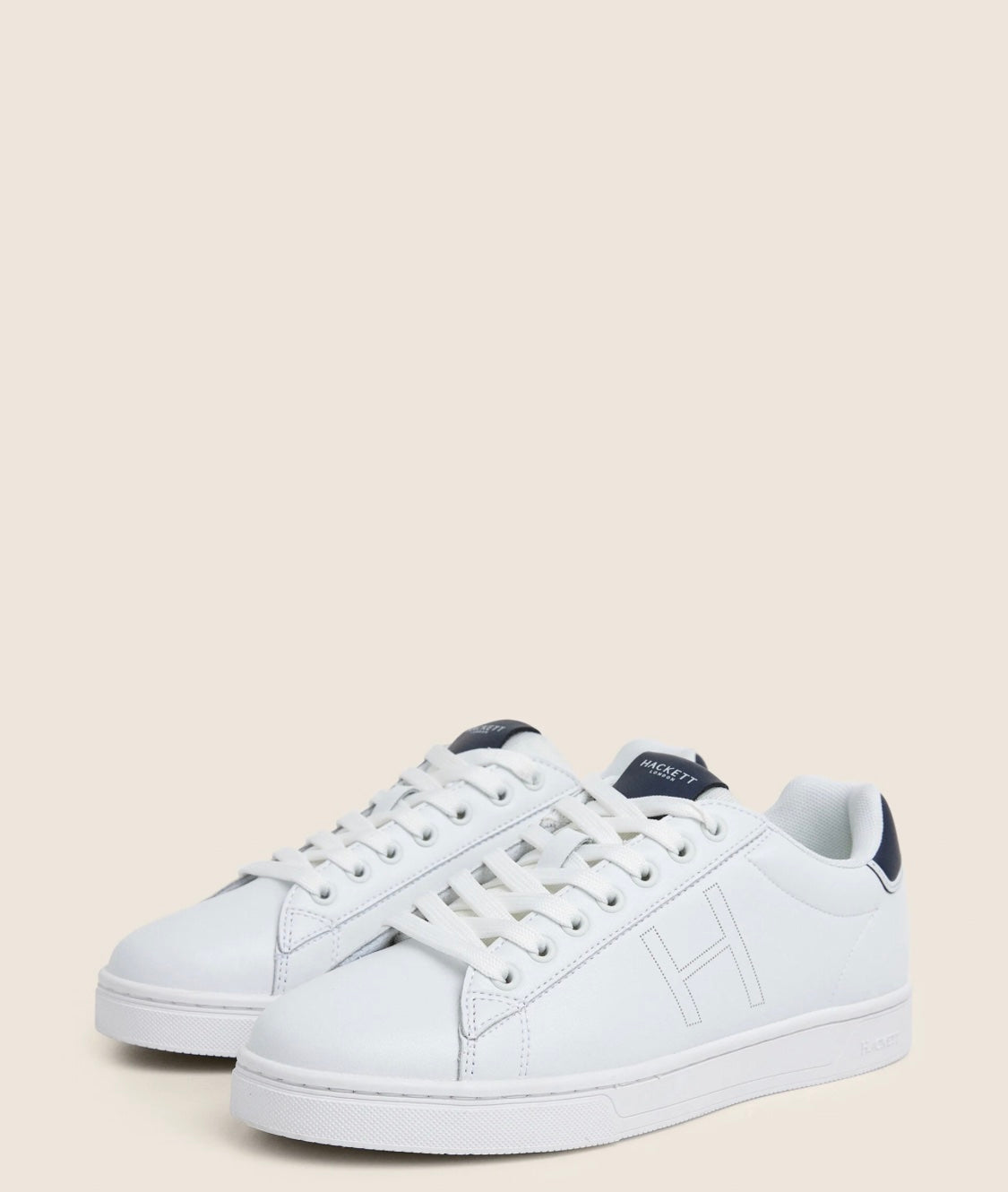 Hackett Leather Sneakers Classic White HMS21272