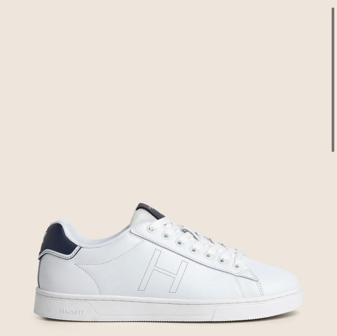 Hackett Leather Sneakers Classic White HMS21272