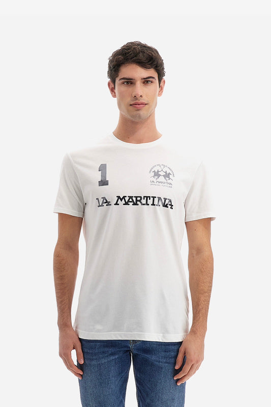 La Martina Men's short-sleeved T-shirt - Reichard VMR309